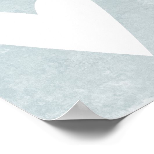 Volg uw hart poster (Hoek)