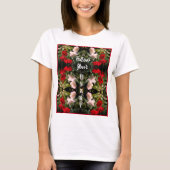 Volg uw hart Rozen Inspirerend T-shirt (Voorkant)