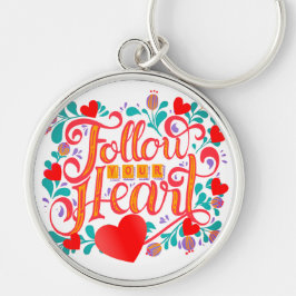 VOLG UW HART SLEUTELHANGER