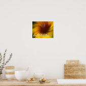 Volg uw Inspirerend van de Gele Zwemelen van het H Poster (Keuken)