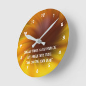 Volg uw Inspirerend voor hartgele rondjes  Ronde Klok (Hoek)