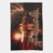 Volg uw lichte Inspirerend katoentheethanddoek Theedoek (Verticaal)