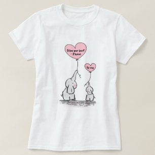 Volg uw Motivatie prijsopgave voor hart T-shirt