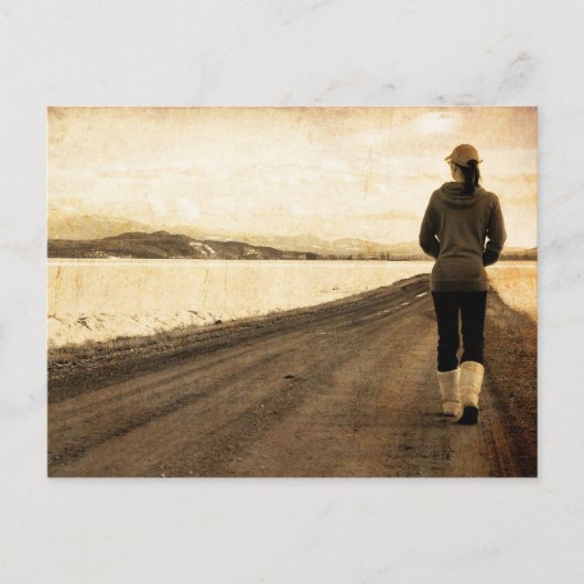 Volg uw pad briefkaart (Voorkant)