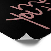 Volg uw Poster voor geluk (Hoek)