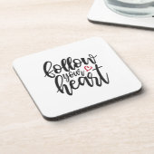 Volg uw Valentijnse offerte van het hart | ONDERZE Bier Onderzetter (Linkerzijde)