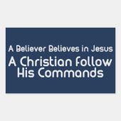 Volg zijn commando Stickers (Voorkant)