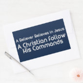 Volg zijn commando Stickers (Envelop)