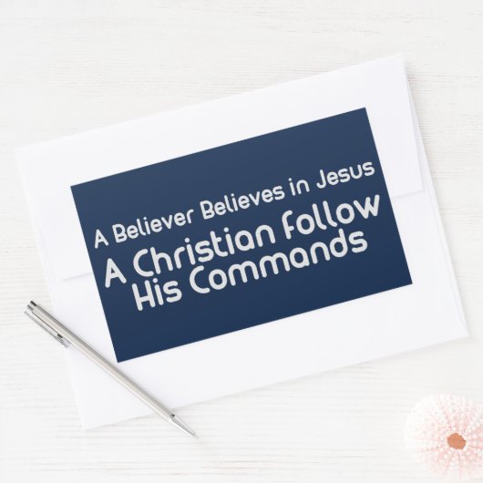 Volg zijn commando Stickers (Envelop)