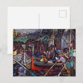 Volga Song, 1906 by Wassily Kandinsky Briefkaart (Voorkant / Achterkant)
