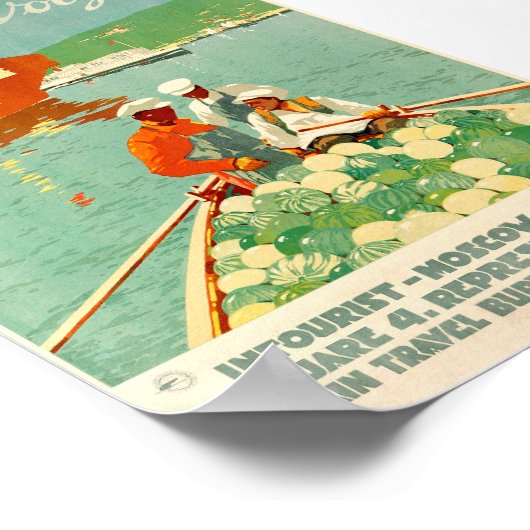 Volga Travel Poster (Hoek)