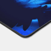 Volgblauw water Lily Lotus Flower Personalized Bureaumat (Hoek)