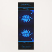 Volgblauw water Lily Lotus Flower Personalized Yogamat (Voorkant)