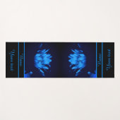 Volgblauw water Lily Lotus Flower Personalized Yogamat (Voorkant (horizontaal))