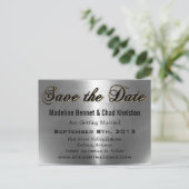 Volgen Bewaar de datum Aankondigingskaart (Staand voorkant)