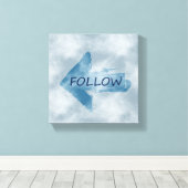 Volgen Canvas Afdruk (Insitu (Houten vloer))