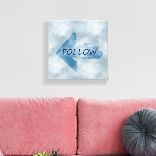 Volgen Canvas Afdruk (Insitu (Woonkamer))