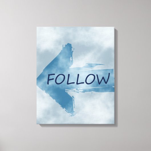 Volgen Canvas Afdruk (Voorkant)