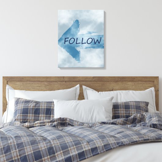 Volgen Canvas Afdruk (Insitu (Slaapkamer))