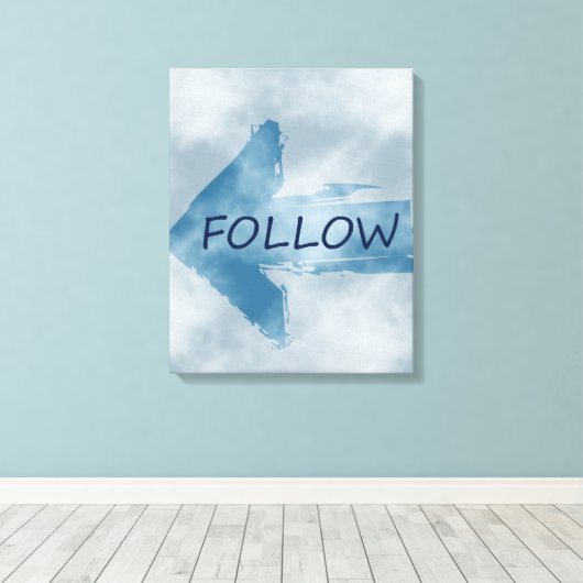 Volgen Canvas Afdruk (Insitu (Houten vloer))
