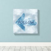 Volgen Canvas Afdruk (Insitu (Houten vloer))