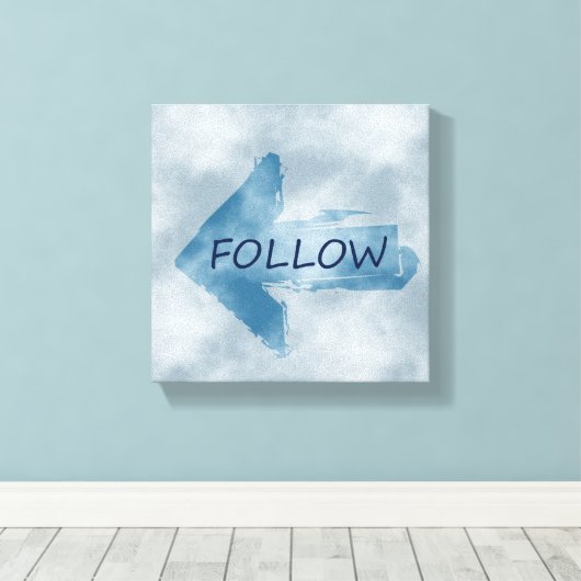 Volgen Canvas Afdruk (Insitu (Houten vloer))