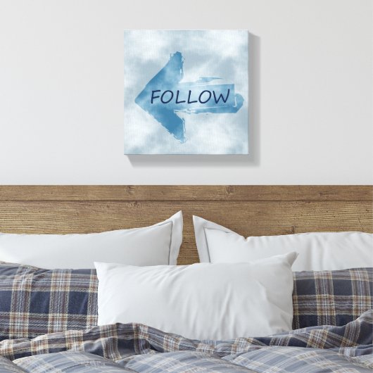 Volgen Canvas Afdruk (Insitu (Slaapkamer))