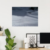 Volgen in de sneeuw poster (Thuiskantoor)