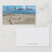 Volgen op de Visitekaartjes van de Beach (Voorkant / Achterkant)