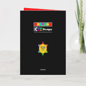 Volgend jaar in Jeruzalem wenskaart Kaart (Achterkant)