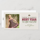 Volgend jaar is er altijd goed - Kerstmis Feestdagenkaart (Voorkant / Achterkant)