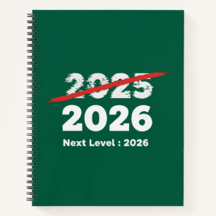Volgend Niveau 2026 Grappige Afscheid 2025 Nieuw Notitieboek