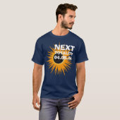 Volgend totaal 2024 zonnecrispingen t-shirt (Voorkant volledig)