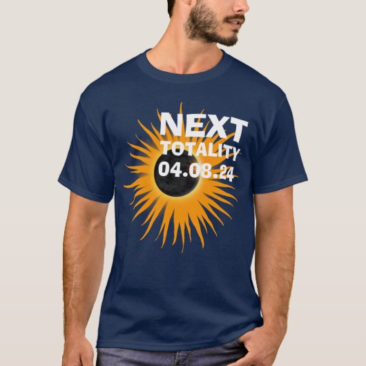 Volgend totaal 2024 zonnecrispingen t-shirt (Voorkant)