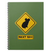 volgende 10 km koalas notitieboek (Voorkant)