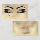 Volgende Appointes Uitbreiding Glitter Gold Afsprakenkaartje (Voorkant / Achterkant)