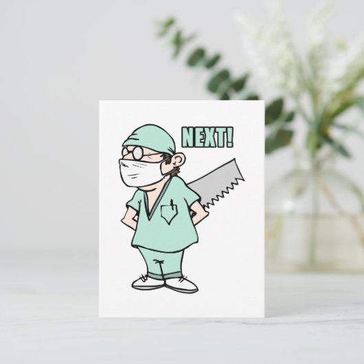 Volgende! Briefkaart (Staand voorkant)