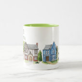 Volgende deur tweekleurige koffiemok (Center)