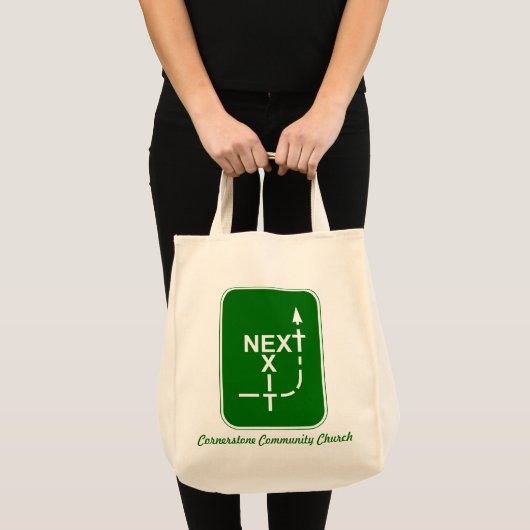 Volgende Exit Cornerstone Tote Bag (Voorkant (product))