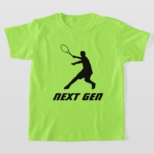 Volgende Gen forehand tennisspeler t shirt voor ki (Laagn)