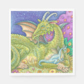 Volgende generatie Baby Dragon Fantasy PAPER NAPKI Servetten (Voorkant)