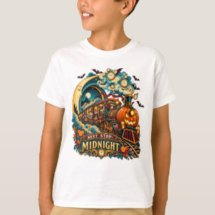 Volgende Halt Middernacht Pompoentrein T-shirt
