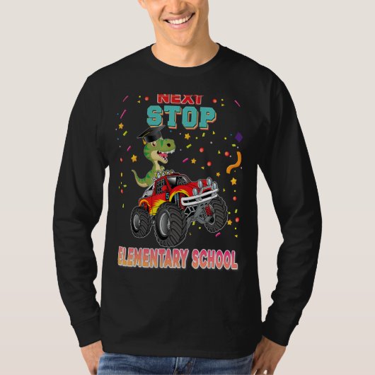 Volgende halte basisschool kleuterschool Afstudere T-shirt (Voorkant)
