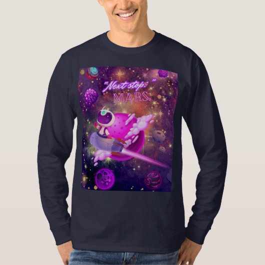 Volgende halte Mars T-shirt (Voorkant)