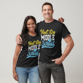 Volgende halte middelbare school Afstuderen laatst T-shirt (Unisex)