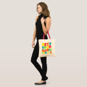 Volgende halte middelbare school grappige gezegden tote bag (Voorkant (model))