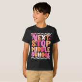 Volgende halte middelbare school, groovy basisscho t-shirt (Voorkant volledig)