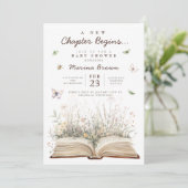 Volgende hoofdstuk Baby shower uitnodiging (Staand voorkant)