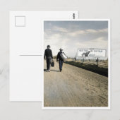 Volgende keer de trein proberen, Mannen lopen, sto Briefkaart (Voorkant / Achterkant)