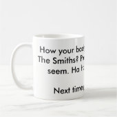 Volgende keer nodig je Pam uit. Koffiemok (Links)